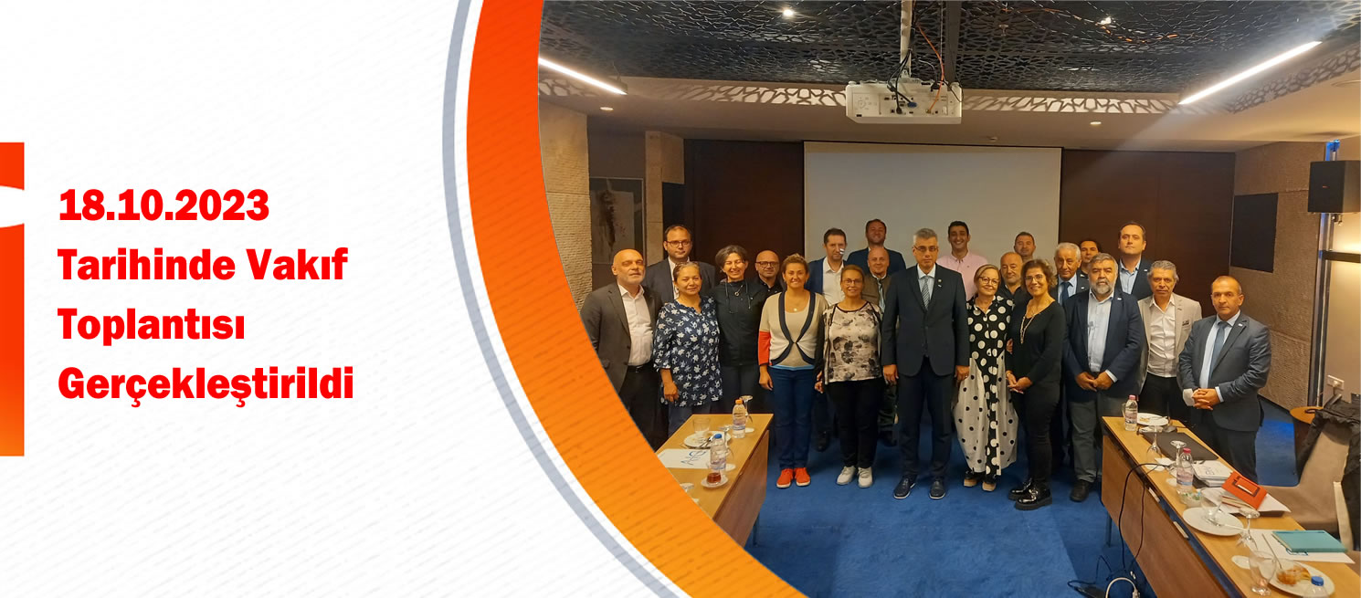 18.10.2023 Tarihindeki Vakıf Toplantımızda Rozet Takma Töreni Gerçekleştirildi